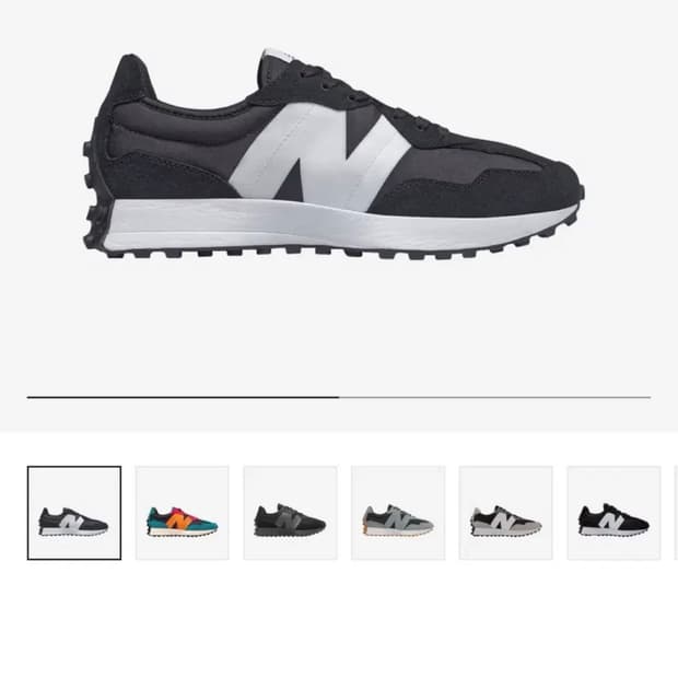 뉴발란스 327 블랙 275