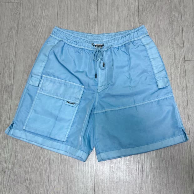 솔리드 옴므 카고 반바지 라이트 블루 