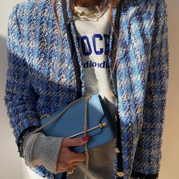 ZARA  자라 트위드 자켓