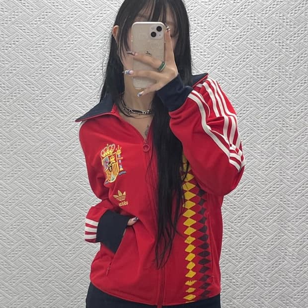 아디다스 미국 월드컵 스페인 트랙탑 져지 집업 100 C07740