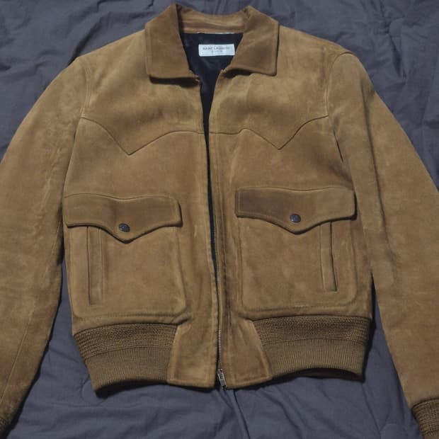 Saint Laurent 15SS Western Suede Jacket