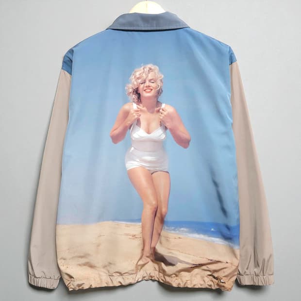 100~105)AJOBYAJO 아조바이아조 마를린먼로 루즈핏 코치자켓