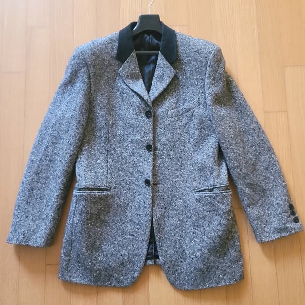 AAR 요지 야마모토 트위드 울 자켓