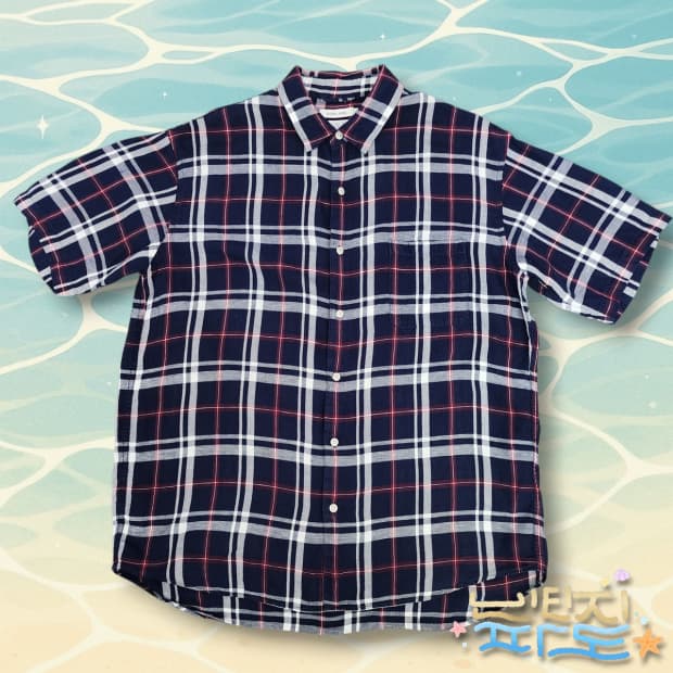 XL 글로벌워크 린넨 반팔셔츠