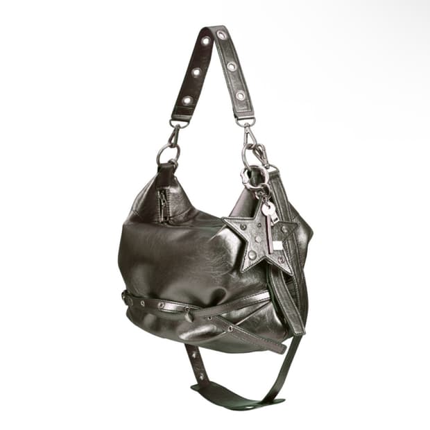 여밈 slouchy bag 메탈