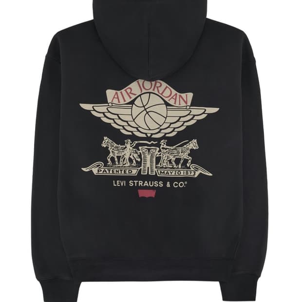 [M] 조던 리바이스 풀 집 후디 블랙 새상품