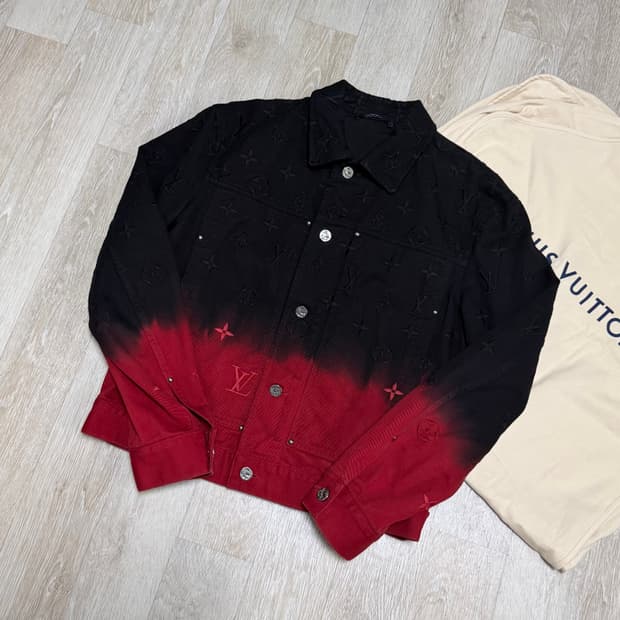 [50/새상품급] 24FW 루이비통 엠브로이더드 블루종 모노그램 자켓