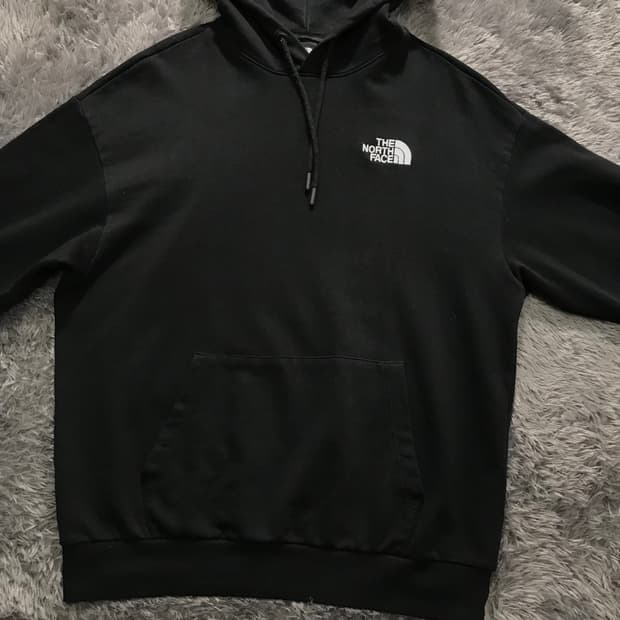 [[L(실 XL),A급] 노스페이스 네버스탑 박스로고 후드티@161