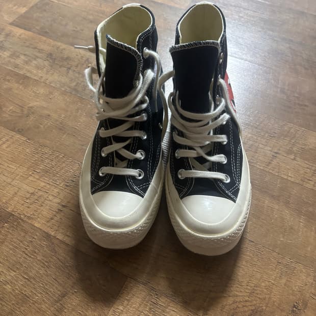 꼼데가르송x컨버스 하이