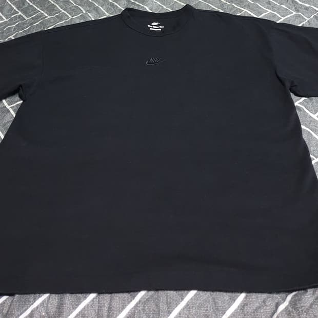 나이키 NSW 오버사이즈 프리미엄 반팔티 블랙 (L)