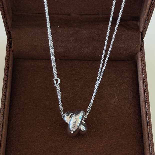 (정품) 다미아니 원다이아 925 실버 목걸이