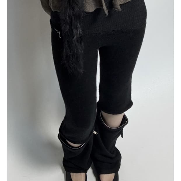 Devo 데보 투웨이 니트 팬츠 