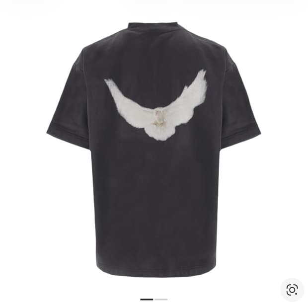 이지 갭 엔지니어드 바이 발렌시아가 도브 패딩 헤비 플리스 티셔츠 블랙