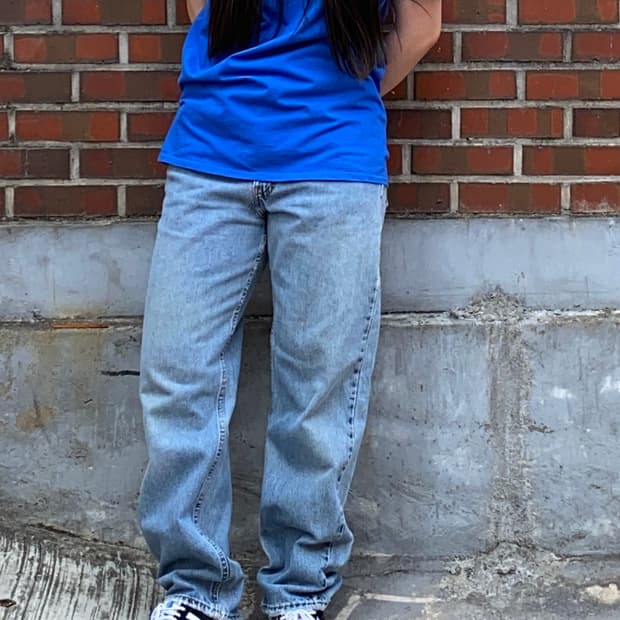 90s Levis 리바이스 550 오렌지탭 데님팬츠