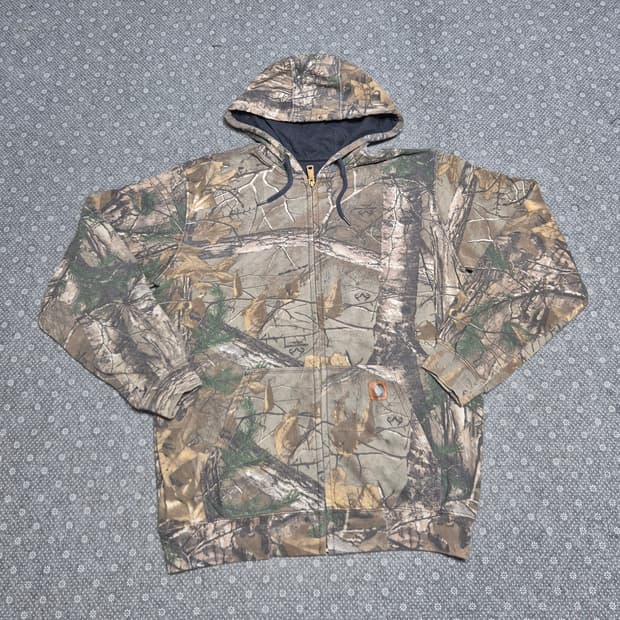 [M] 칼하트 리얼트리 후드짚업 -320