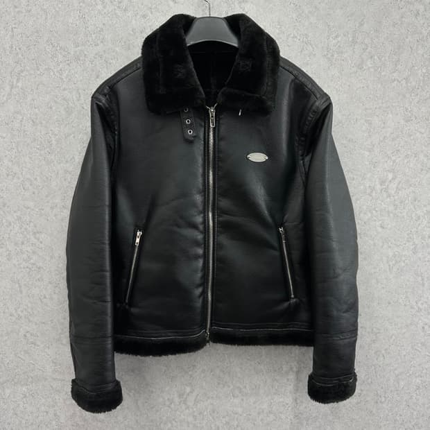 95 세인트페인 남자 에코레더 무스탕