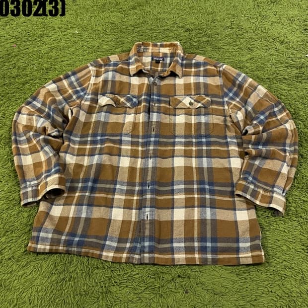 파타고니아 체크 긴팔 셔츠