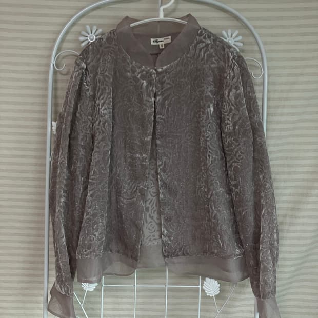 빈티지 핑크 펄 자켓 y2k 스트릿 갸루 펑키 일본빈티지576