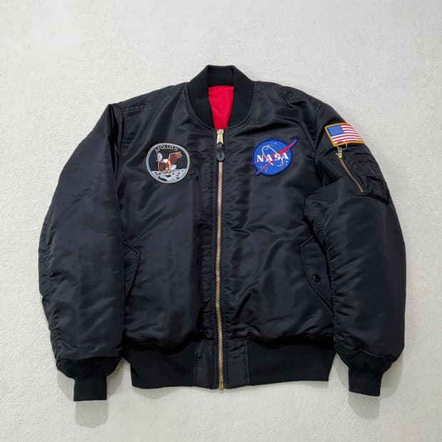 알파인더스트리xNASA 아폴로미션 MA-1 항공점퍼 XL