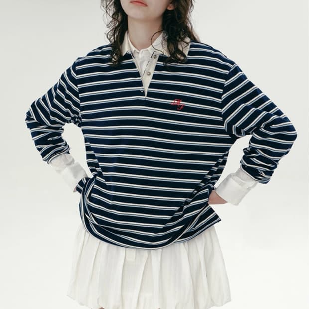 마가린핑거스 STRIPE PK SHIRT 판매합니다(당일발송)