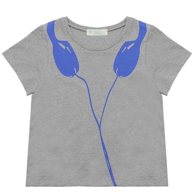 ((구함))oshigh headset tee grey