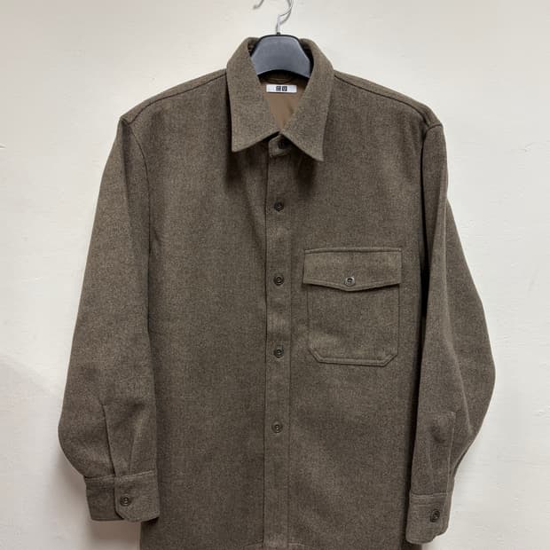 유니클로U/ 후리스 셔츠 자켓/ XXL