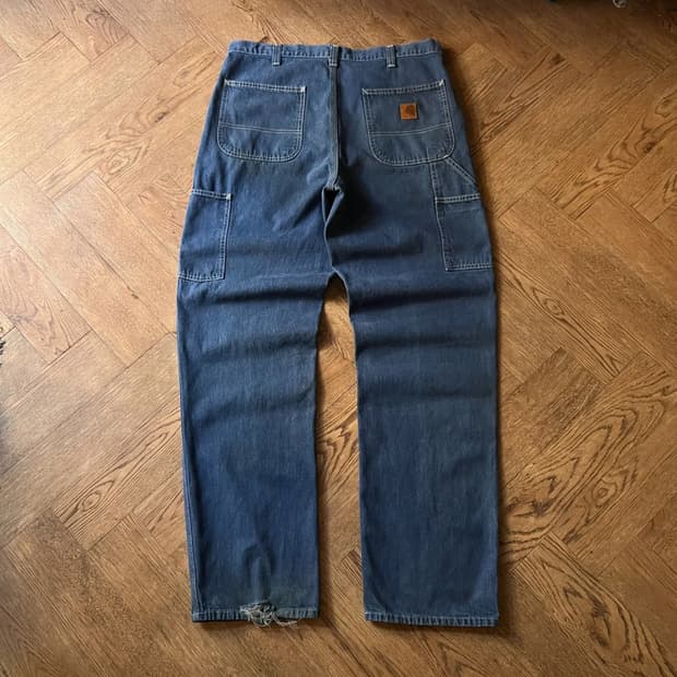 [34]칼하트 USA 덩가리핏 싱글니 카펜터 워크 데님 팬츠