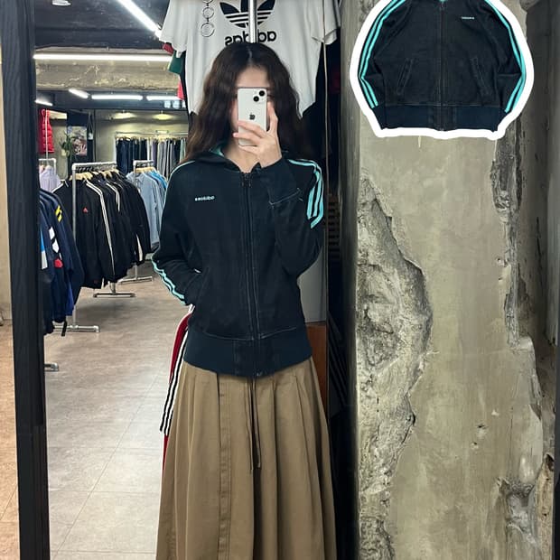 아디다스 빈티지 후드집업 95 #csz2531