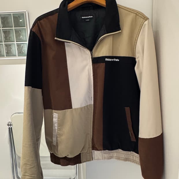 희귀)디스이즈네버댓 배색 자켓 L
