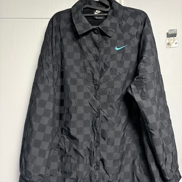 나이키 체커 바람막이  L