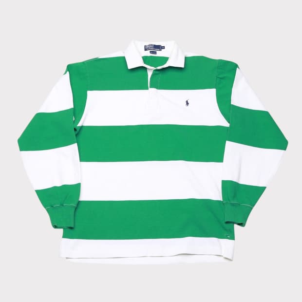 [S] 폴로 랄프로렌 스트라이프 럭비셔츠