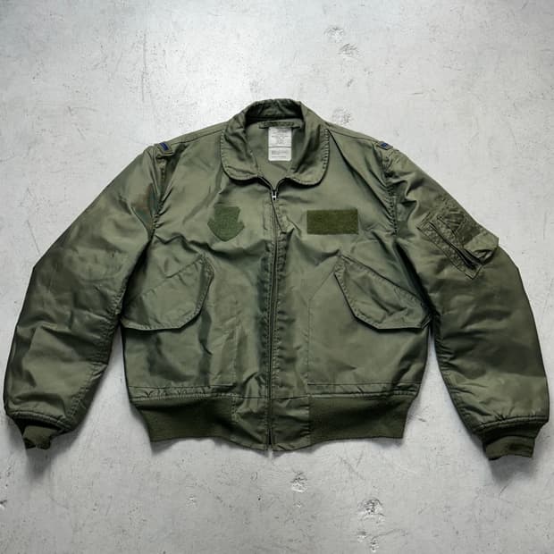 OO'S OG US NAVY CWU 36 항공 자켓 오리지널 CWU 자켓