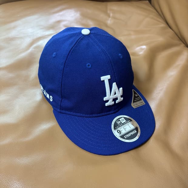 BEAMS 빔즈 빔스 뉴에라 9Fifty 6패널 볼캡 모자 LA 다저스