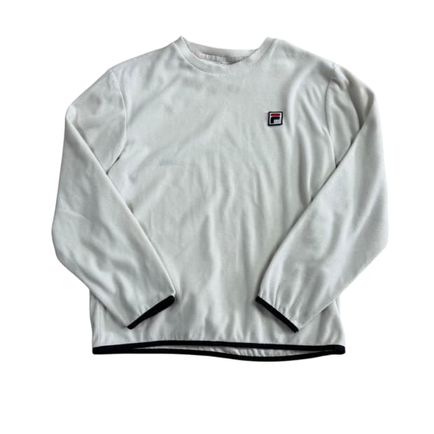 휠라 기모 맨투맨