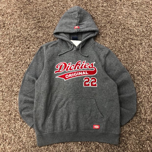 디키즈 로고 후드티