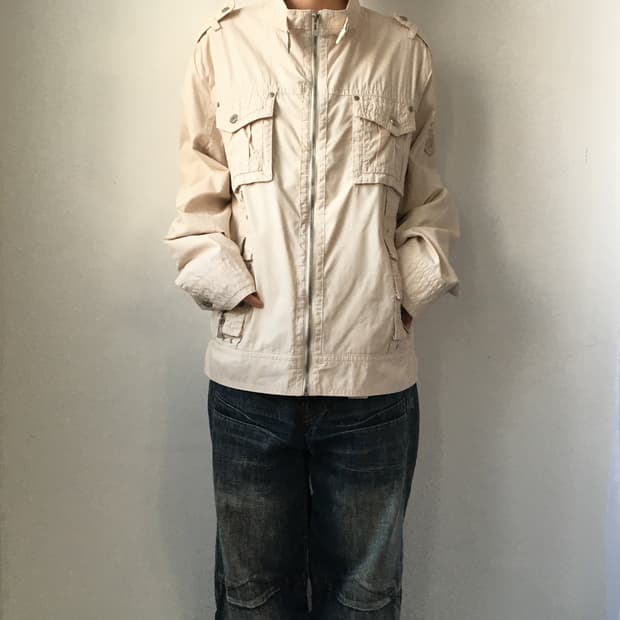 Pocket point high neck jacket