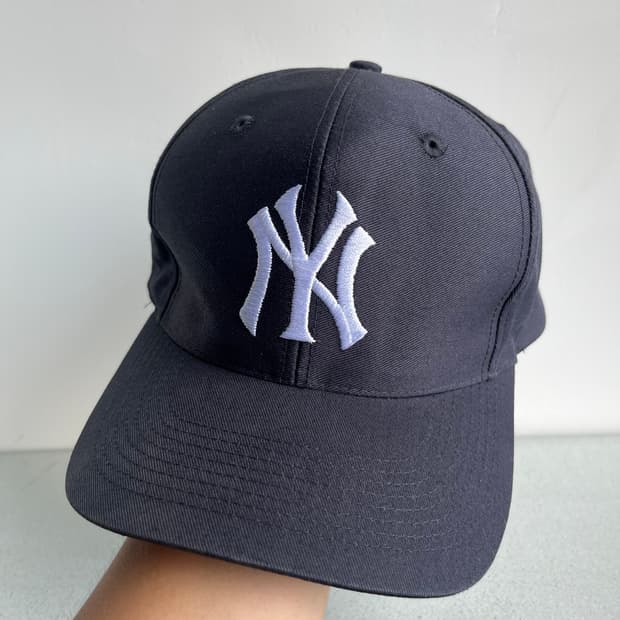 90s yankees cap 로고 어슬레틱 양키즈 캡