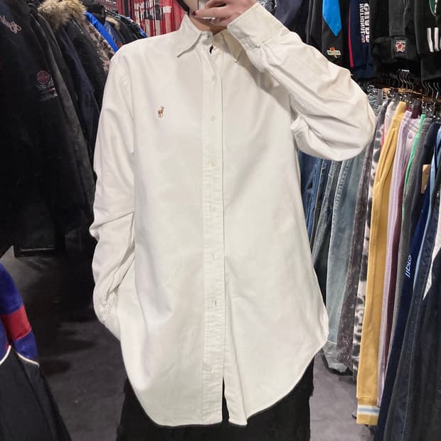 [IM] 폴로 랄프로렌 멀티 포니 화이트셔츠