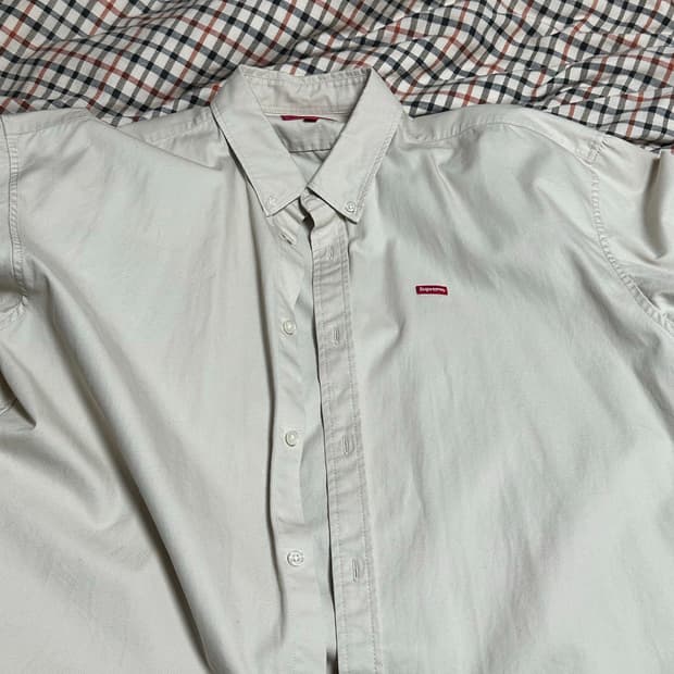 슈프림 박스 로고 셔츠 L사이즈