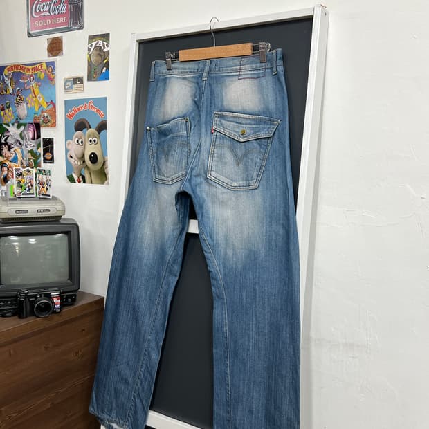 Levis 리바이스 엔지니어드 진스 부츠컷 루즈핏 데님 팬츠