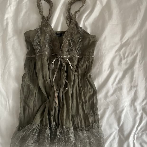 빈티지 모리 갸루 미니원피스 미디원피스 레이어드