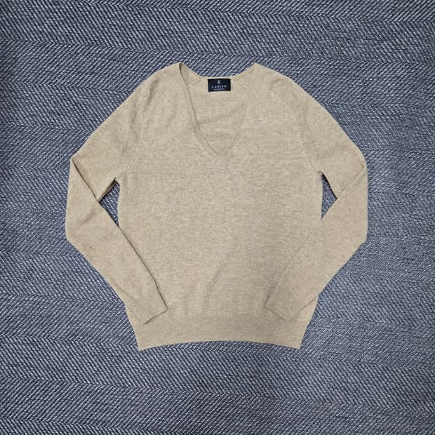 한섬 랑방 LANVIN 니트티 모82% 캐시미어18%티셔츠