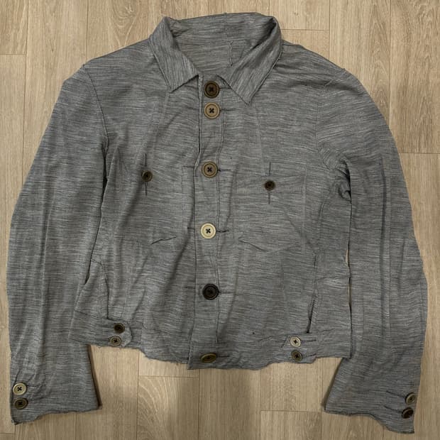 솔로이스트 울 셔츠자켓