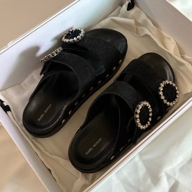 Isabel Marant 이자벨마랑 노디 스웨이드 샌들