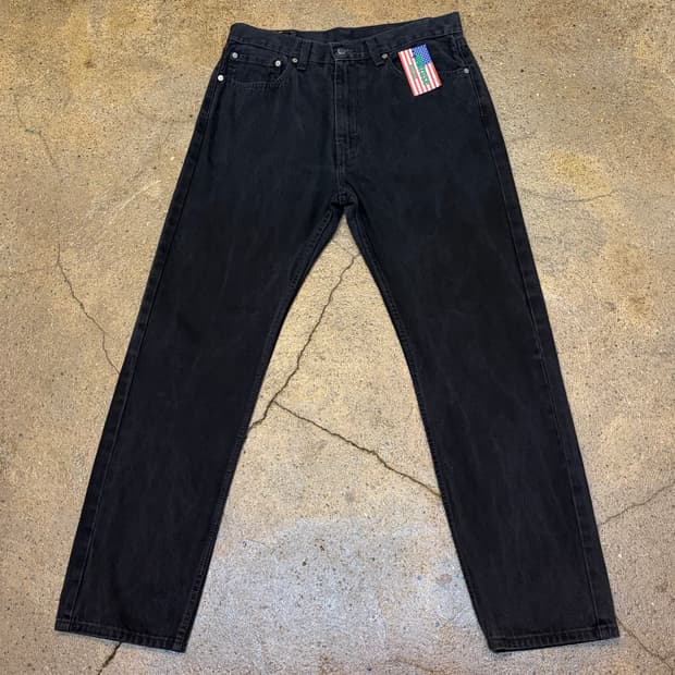 미국 빈티지 리바이스 505 블랙진 청바지