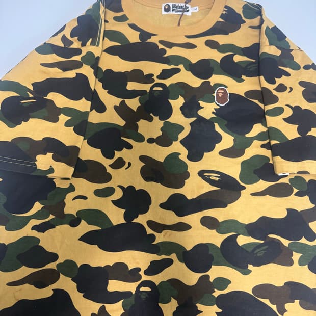 베이프 카모 티셔츠L