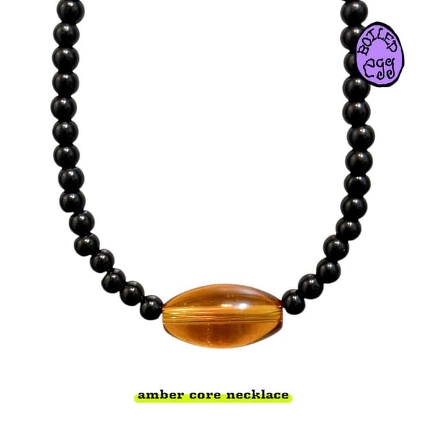 amber core necklace