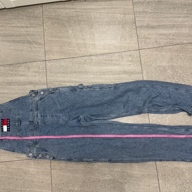 타미힐피거 오버롤 팬츠 멜빵