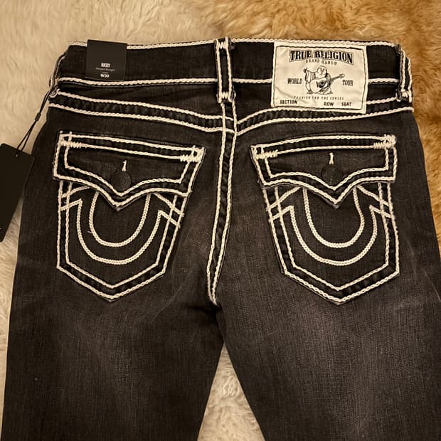 True Religion vintage black jeans