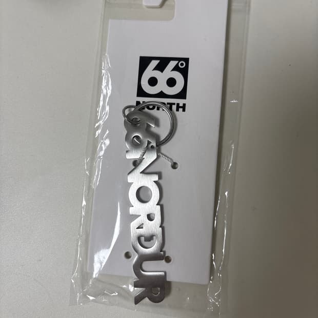 66North 키링 실버